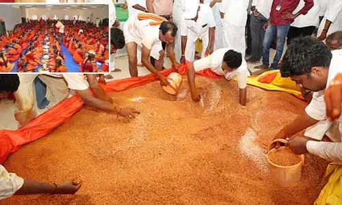 వారంరోజుల్లో ఒంటిమిట్ట శ్రీ రాములవారి కల్యాణం.. శాస్త్రోక్తంగా తలంబ్రాల తయారీ