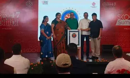 నిర్మల్ కలెక్టర్ కు స్కోచ్ అవార్డు