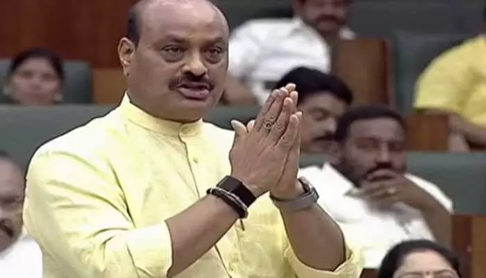 జగన్ దుర్మార్గుడు .. మళ్లీ వైకుంఠపాళి ఆడొద్దు : ప్రజలకు అచ్చెన్న విజ్ఞప్తి జగన్ దుర్మార్గుడు .. మళ్లీ వైకుంఠపాళి ఆడొద్దు : ప్రజలకు అచ్చెన్న విజ్ఞప్తి