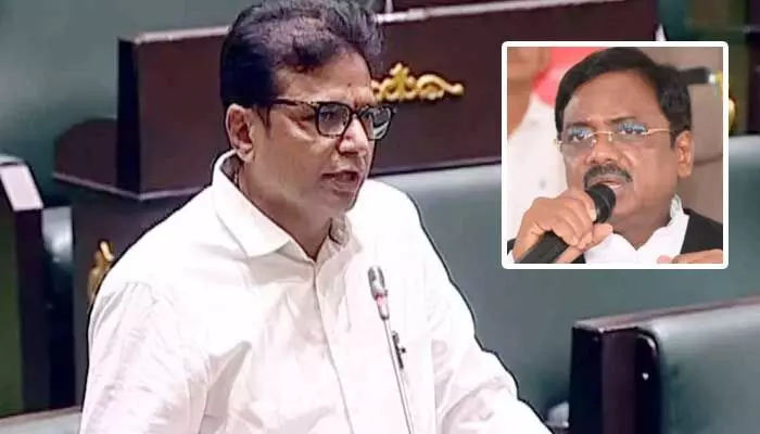 మంత్రి వివేక్పై మంత్రి శ్రీధర్బాబు సీరియస్ మంత్రి వివేక్పై మంత్రి శ్రీధర్బాబు సీరియస్