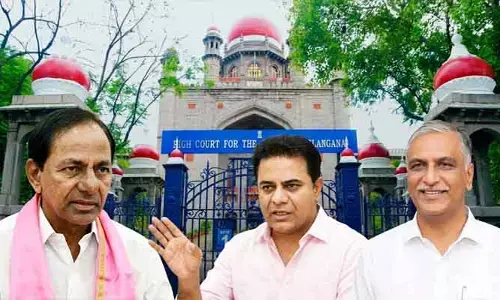 హైకోర్టులో KCR, KTR, హరీశ్‌రావు పిటిషన్.. విచారణ వచ్చే నెల 9కి వాయిదా