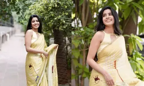 పసుపు చీరలో క్లాసీ లుక్‌తో కట్టి పడేస్తున్న శివాని నాగారం