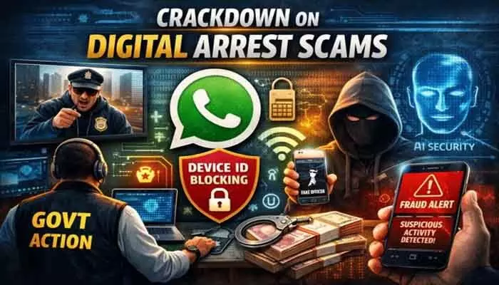 డిజిటల్ స్ట్రైక్.. దేశంలో లక్షలాది వాట్సాప్ ఖాతాలు, సిమ్ కార్డ్లు బ్లాక్! డిజిటల్ స్ట్రైక్.. దేశంలో లక్షలాది వాట్సాప్ ఖాతాలు, సిమ్ కార్డ్లు బ్లాక్!