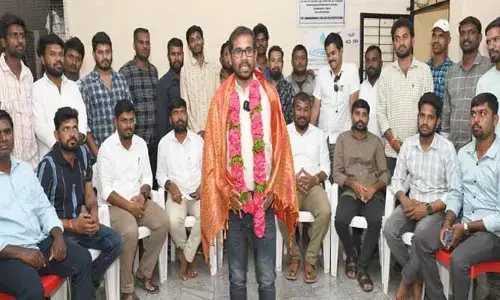 తెలంగాణ లైసెన్స్ సర్వేయర్స్ అసోసియేషన్ రాష్ట్ర అధ్యక్షుడిగా నగర రమేష్