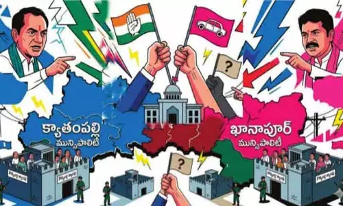 క్యాతంపల్లి, ఖానాపూర్ మున్సిపల్ పీఠాలపై ఉత్కంఠ