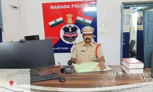 మామడ ఎస్సైగా  హనుమండ్లు  బాధ్యతల స్వీకరణ