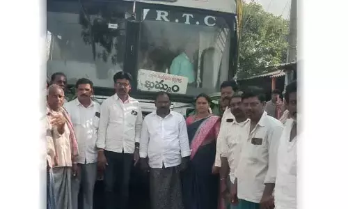 కొత్త‌గూడెం నుంచి గుబ్బ‌గుర్తి మీదుగా ఖ‌మ్మం బ‌స్సు స‌ర్వీస్ ప్రారంభం
