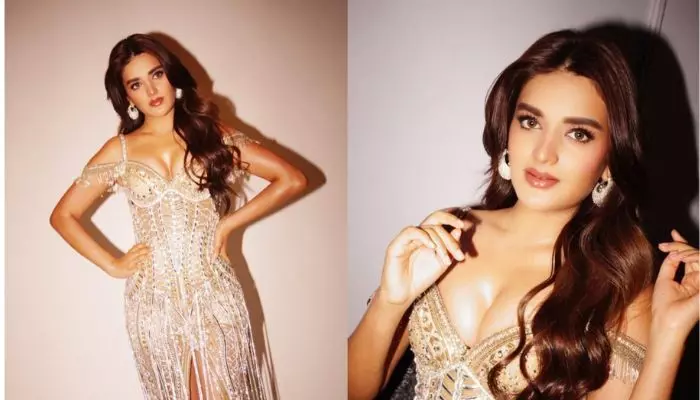 Nidhi Agarwal: ఉబికి వస్తున్న అందాలతో మతిపోగొడుతున్న హాట్ హీరోయిన్ Nidhi Agarwal: ఉబికి వస్తున్న అందాలతో మతిపోగొడుతున్న హాట్ హీరోయిన్