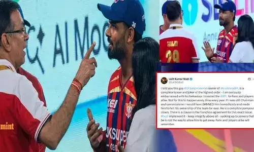 ఆయనో జోకర్.. సంజీవ్ గోయెంకాను బ్యాన్ చేయండి.. లక్నో ఓనర్‍పై లలిత్ మోడీ ఫైర్