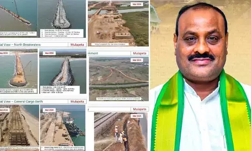 రికార్డు సమయంలో పూర్తి చేస్తాం: మూలపేట పోర్టు పనులపై మంత్రి కీలక వ్యాఖ్యలు
