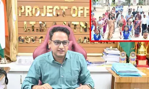 ఉట్నూర్‌లో ప్రొబేషనరీ డిప్యూటీ కలెక్టర్ల పర్యటన..