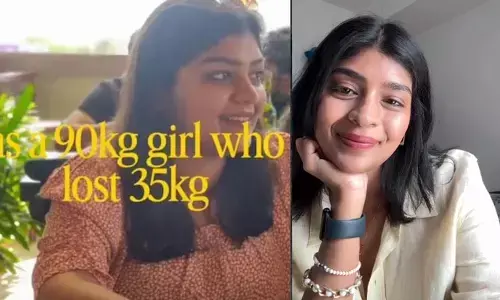 హెల్తీ డైట్‌తో 35kgలు తగ్గిన యువతి.. ఇన్‌ఫ్లుయెన్సర్ వెయిట్ లాస్ జర్నీ వైరల్