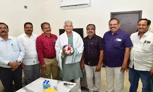 మీడియా అకాడమీ చైర్మన్ శ్రీనివాస్ రెడ్డికి సాదర స్వాగతం