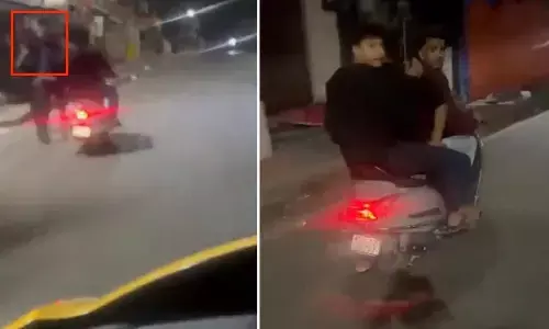 Viral Video: కింగ్ కోఠిలో రాత్రి సమయంలో రెచ్చిపోతున్న ఆకతాయిలు! వైరల్