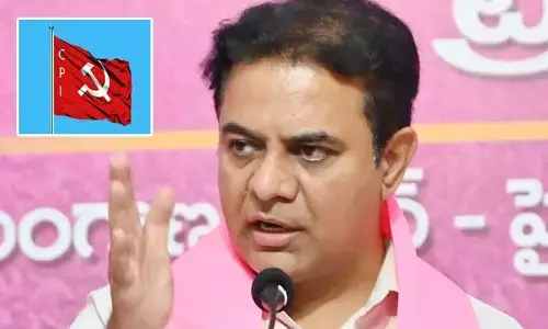 కామ్రేడ్ల పోరాట పటిమ స్ఫూర్తిదాయకం: కేటీఆర్ ప్రశంసలు