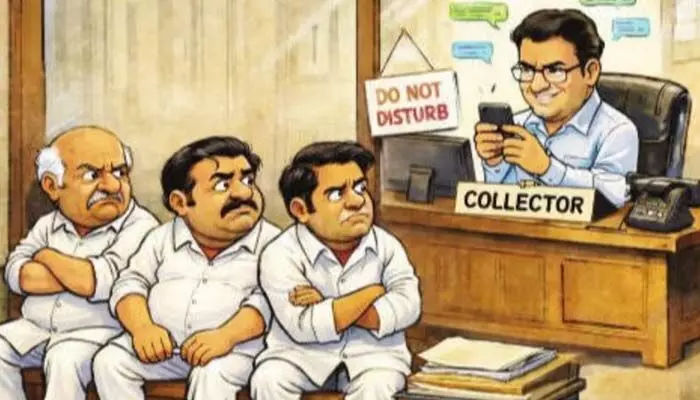 ఉత్తర తెలంగాణలో ముగ్గురు కలెక్టర్లపై నేతల ఫిర్యాదులు ఉత్తర తెలంగాణలో ముగ్గురు కలెక్టర్లపై నేతల ఫిర్యాదులు