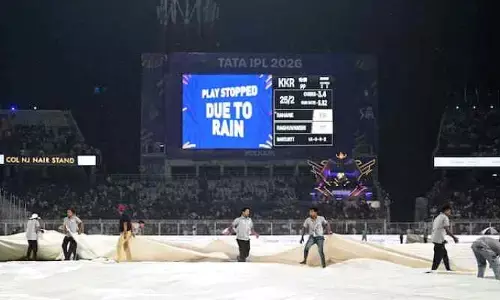 భారీ వ‌ర్షం...కేకేఆర్‌, పంజాబ్ మ్యాచ్ రద్దు