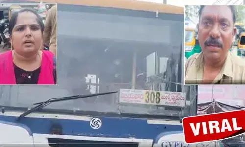 VIRAL: టికెట్ తీసుకోవాలని చెప్పిన కండక్టర్.. చెంపచెల్లుమనిపించిన మహిళ