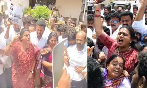 తప్పుడు రాతలు రాస్తే ఆఫీస్‌లు తగలబెడతాం: ఆర్కే రోజా మాస్ వార్నింగ్