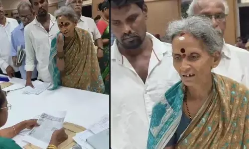 ‘చ‌నిపోయాక పింఛ‌న్ మంజూరు చేస్తారా..?’ గ్రీవెన్స్ సెల్‌లో వృద్ధురాలి ఆవేదన వైరల్