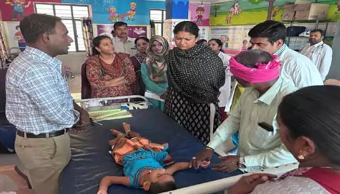 మాతా శిశు కేంద్రాన్ని మహత్తరంగా తీర్చిదిద్దండి : కలెక్టర్ చిత్రా మిశ్రా మాతా శిశు కేంద్రాన్ని మహత్తరంగా తీర్చిదిద్దండి : కలెక్టర్ చిత్రా మిశ్రా
