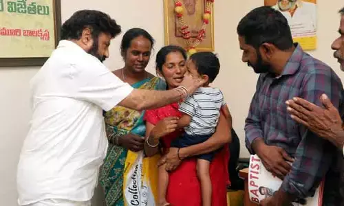 చిన్నారి ప్రాణం కోసం సాయం చేయాలని అభ్యర్థిస్తున్న హీరో బాలకృష్ణ