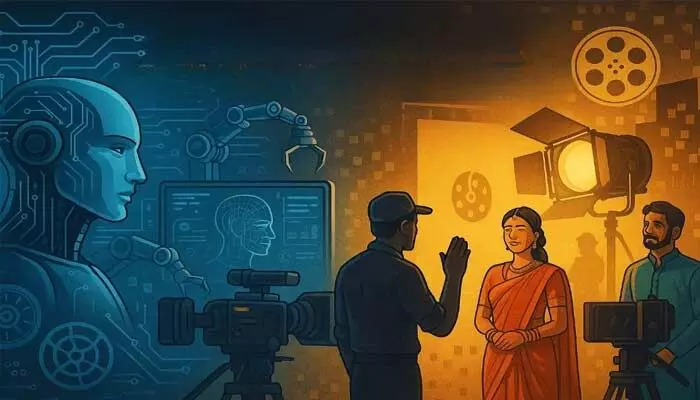 సినిమా సృష్టిలో ఏఐ కొత్త పాఠం.. సృజనాత్మకతకు రెక్కలా లేక సంకెళ్లా? సినిమా సృష్టిలో ఏఐ కొత్త పాఠం.. సృజనాత్మకతకు రెక్కలా లేక సంకెళ్లా?