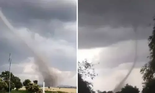 జమ్మూ కశ్మీర్లో టోర్నడో!