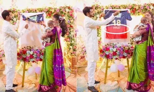 ఆర్సీబీ స్టైల్లో నామకరణం.. కొడుకుకు ‘విరాట్’ పేరు పెట్టి వీరాభిమానం చాటుకున్న జంట!
