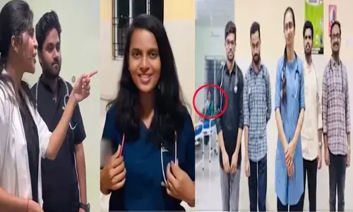 రోగులను గాలికొదిలేసి ఆసుపత్రిలో మెడికోల రీల్స్‌.. నెటిజన్ల ఫైర్