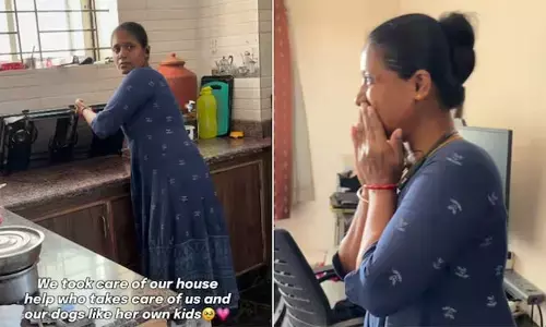 పనిమనిషికి ‘ఎయిర్ కూలర్’ సర్ ప్రైజ్.. ఆనందంతో ఆమె ఇచ్చిన రియాక్షన్‌కు నెటిజన్లు ఫిదా!