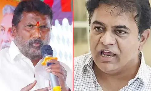 కేటీఆర్‌కు పౌరుషం ఉంటే..: మంత్రి సంచలన వ్యాఖ్యలు