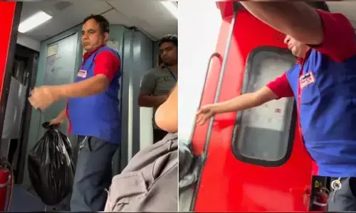 ‘అజ్ఞానం కాదు, అహంకారం!’ కదులుతున్న రైలు నుంచి చెత్త విసిరేసిన సిబ్బంది.. వీడియో వైరల్