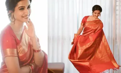 Sri Gowri Priya: పట్టు చీరలో ముసిముసి నవ్వులతో మెస్మరైజ్ చేస్తున్న యంగ్ హీరోయిన్