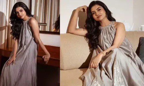 Mamitha Baiju: గ్రే లాంగ్ డ్రెస్‌లో క్లాసీ స్టైల్‌తో మెస్మరైజ్ చేస్తున్న బ్యూటీ