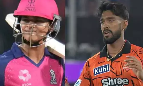 SRH : అద‌ర‌గొట్టిన స‌న్ రైజ‌ర్స్ బౌల‌ర్లు.. రాజస్థాన్ ఘోర ఓట‌మి
