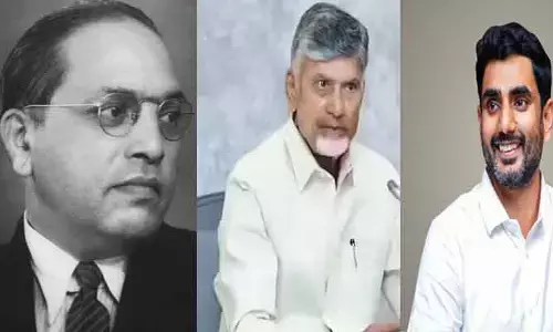బీఆర్ అంబేద్కర్ జయంతి.. నివాళులు అర్పించిన సీఎం చంద్రబాబు, నారా లోకేష్