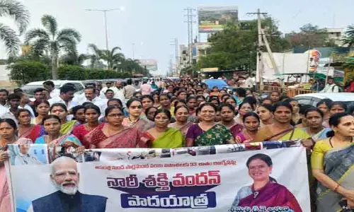 దేశ పరిపాలనలో మహిళలు భాగస్వామ్యం ఇవ్వాలి : ఎంపీ డీ.కే. అరుణ