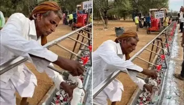 పెళ్లిలో అదిరిపోయే ప్లాన్..మంచినీళ్ల లాగే మజ్జిగ తాగొచ్చు పెళ్లిలో అదిరిపోయే ప్లాన్..మంచినీళ్ల లాగే మజ్జిగ తాగొచ్చు