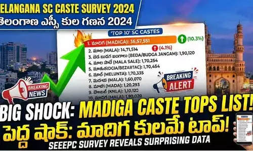 తెలంగాణ ఎస్సీ జనాభాలో మాదిగలదే సింహభాగం.. 36.5 లక్షల జనాభాతో నంబర్ వన్