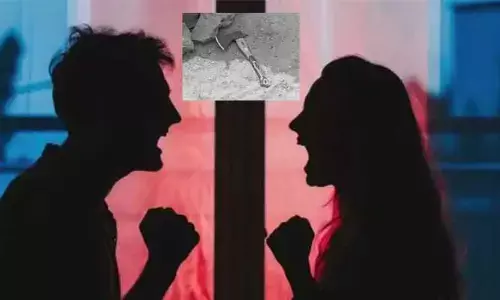 పల్నాడులో దారుణం.. అనుమానంతో భార్య కాలు నరికేసిన భర్త..!