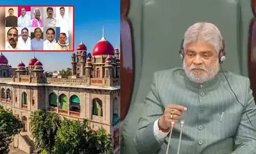 అనర్హత పిటిషన్లపై  కౌంటర్లు దాఖలు చేయండి.. స్పీకర్‌ సహా 9 మంది ఎమ్మెల్యేలకు హైకోర్టు ఆదేశం