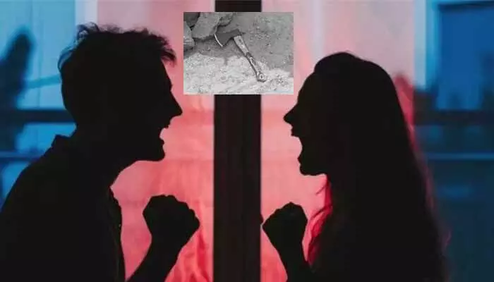 పల్నాడులో దారుణం.. అనుమానంతో భార్య కాలు నరికేసిన భర్త..! పల్నాడులో దారుణం.. అనుమానంతో భార్య కాలు నరికేసిన భర్త..!
