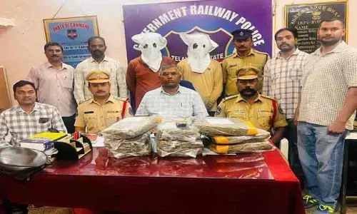 హైద‌రాబాద్ లో అంత‌ర్రాష్ట్ర గంజాయి గ్యాంగ్ ప‌ట్టివేత