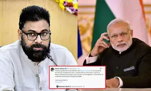 ప్రధాని మోడీకి కృతజ్ఞతలు తెలిపిన జనసేనాని పవన్ కళ్యాణ్