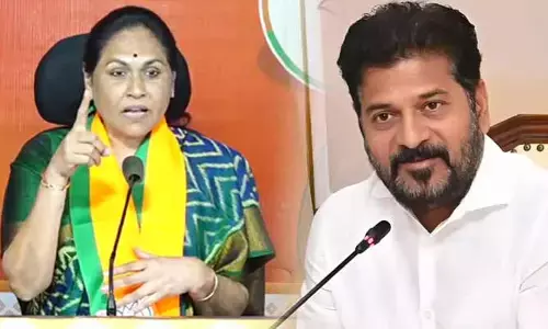 సీఎం రేవంత్ రెడ్డిపై ఏ కేసు పెట్టాలి? కేంద్ర మంత్రి శోభా కరంద్లాజే సంచలన వ్యాఖ్యలు