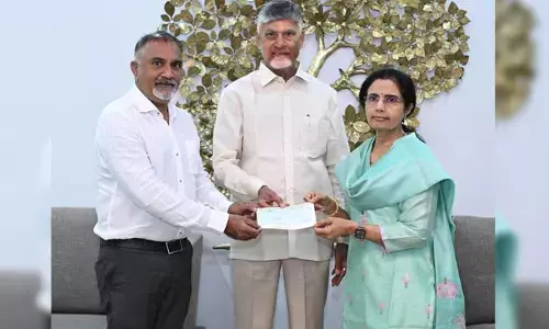 Bhuvaneshwari: అన్న క్యాంటీన్లకు రూ.76 లక్షలు విరాళమిచ్చిన నారా భువనేశ్వరి