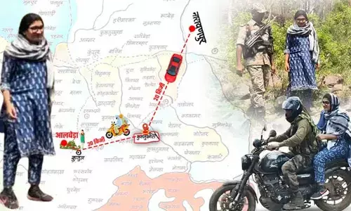తుపాకుల నీడ నుంచి ప్రగతి బాటలోకి.. అబూజ్‌మాడ్‌లో కలెక్టర్ ‘బైక్’ రైడ్