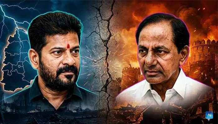 కంచుకోటలో కౌంటర్ పాలిటిక్స్: మేడిగడ్డకు రేవంత్.. జగిత్యాలకు గులాబీ బాస్! కంచుకోటలో కౌంటర్ పాలిటిక్స్: మేడిగడ్డకు రేవంత్.. జగిత్యాలకు గులాబీ బాస్!