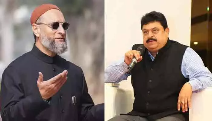 ముస్లిం నాయకత్వం పై ఒవైసీ వ్యాఖ్యలకు బీజేపీ కౌంటర్ ముస్లిం నాయకత్వం పై ఒవైసీ వ్యాఖ్యలకు బీజేపీ కౌంటర్